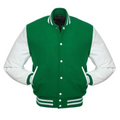 Kelly Wool White Leather New Varsity Jacket image 0